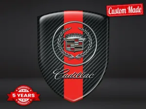 Cadillac Etichette Aziendali Adesivi Corse Premium Design